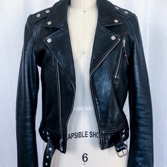 BLK DNM Leather Jacket 1 - Picture 2 of 7